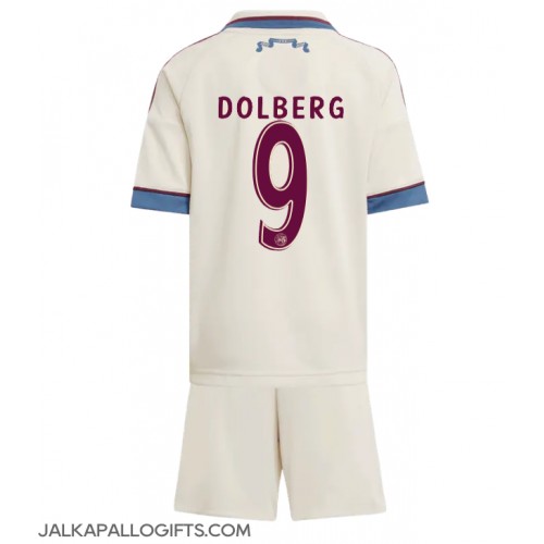 Ajax Kasper Dolberg #9 Kolmas Peliasu Lasten 2025-26 Lyhythihainen (+ Lyhyet housut)